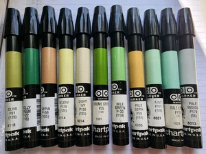11 Chartpak Original AD TriNib Markers Tested Working Permanent Xylene Ink  - Picture 1 of 3