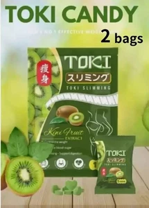 DETOX CARAMELLE DIMAGRANTI 15 pezzi da 2 a 10 sacchetti sapore kiwi BRUCIA GRASSI perdita di peso - Foto 1 di 9