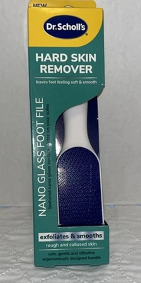 Dr Scholls Hard Skin Remover Foot File Nano Glass Exfoliates and Smoothes NEW - Image 1 of 2