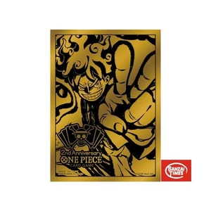 One Piece Card Game Sleeves Luffy Gold Deck Protector Official BANDAI Limited - Bild 1 von 1