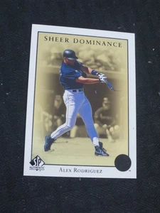 1998 SP Authentic Sheer Dominance Gold #11 Alex Rodriguez - Bild 1 von 2