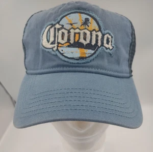 Corona Beer Extra Adjustable Trucker Hat Men's Blue Black With Tags - Picture 1 of 6
