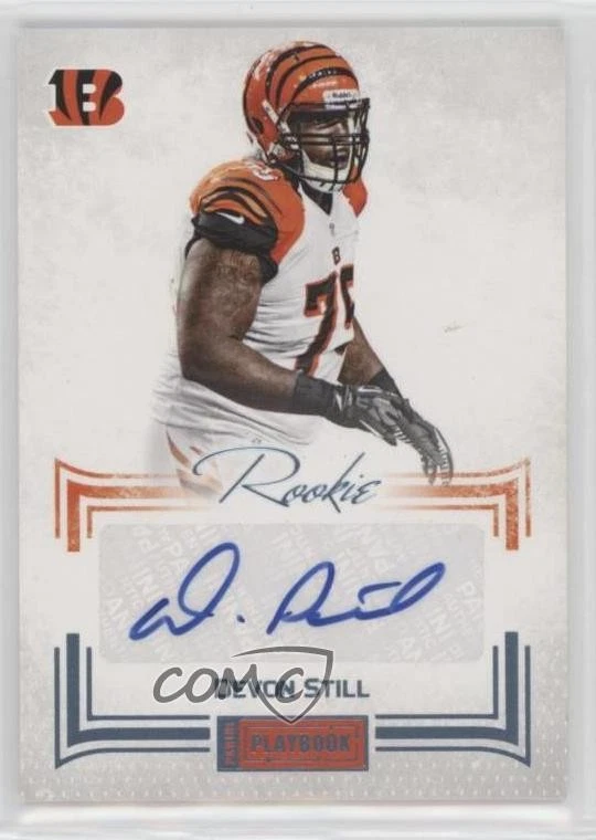 2012 Panini Playbook Signatures Platinum /25 Devon Still #105 Rookie Auto RC - Image 1 of 2
