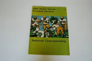 Notre Dame Football Review 1966 - Campeones nacionales - Imagen 1 de 3