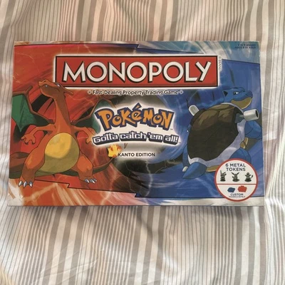 Pokemon Monopoly Kanto Edition Board Game - Brand New Unsealed - Image 1 of 4