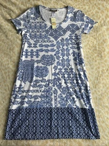 Tommy Bahama Stamped Medallion Tshirt Dress Size Small NWT - Picture 1 of 2