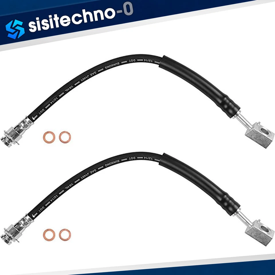 Front Brake Hose for 1973 Dodge B100 Van B200 Van D100 Pickup 3.2L - Изображение 1 из 2