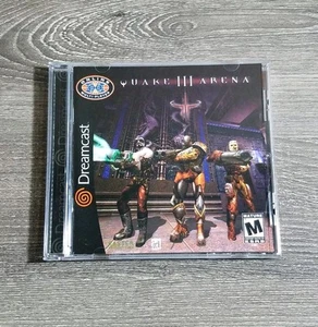 Quake III Arena (Sega Dreamcast) manuale e opera d'arte autentici con custodia di ricambio - Foto 1 di 16