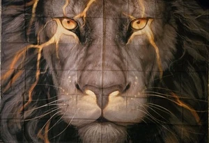 King of Jungle Wall Tapestry 5x7ft Lion - Picture 1 of 3