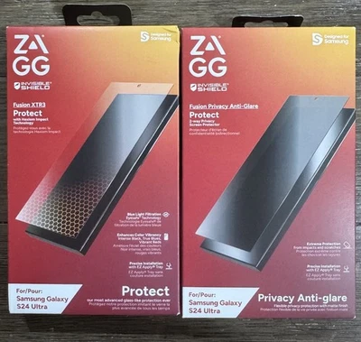 ZAGG Invisible Protect & Privacy Anti-Glare Screen Protector Samsung Galaxy S24 - Image 1 of 4