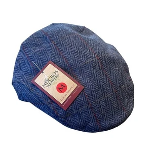 Mucros Weavers Trinity Wool Cap Herringbone Newsboy Hat Irish Flat Cap Medium - Picture 1 of 7