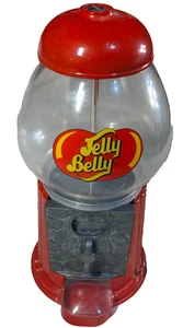 Máquina dispensadora de caramelos Gelly Belly 9" roja Gumball de metal fundido a presión  - Imagen 1 de 4