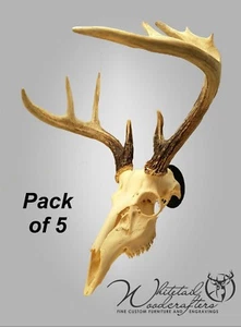 5 Pack Metal European Mount Deer Skull Hanger Bracket Hook - Picture 1 of 6