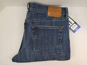 NWT Lucky Brand Jeans 221 Original Straight Fit Size 36x30 Medium Wash NEW