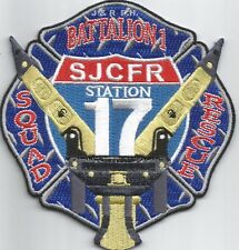 Jacksonville  Station 4.5" x 4.5" 22  "Lets Roll" fire patch Florida
