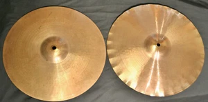 1978 Paiste Black label 2002 14" sound edge hi-hats - Picture 1 of 4