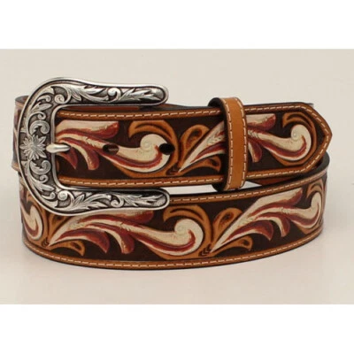 Ceinture En Cuir Ariat Western Belt A1534008 - Photo 1/2