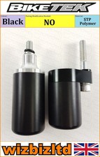 Kawasaki ZX-6R 2007-2008 [Biketek Black Frame Slider] [No Cut Needed] 7504410