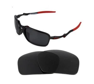 NUEVO LENTE DE REPUESTO POLARIZADO NEGRO PARA GAFAS DE SOL OAKLEY BADMAN - Imagen 1 de 5