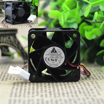 2/3/4wire Cooling Fan Double Ball Cooler Fan 0.45A 12V PWM For Delta FFB0412SHN - Image 1 of 4