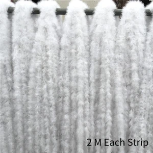 5/10PCS Feather Boa Strip Fluffy Craft Costume Hen Night Dressup Party Wedding - Picture 1 of 9