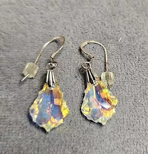 Retired Vintage EARINGS Dangle 925 Silver - Picture 1 of 3