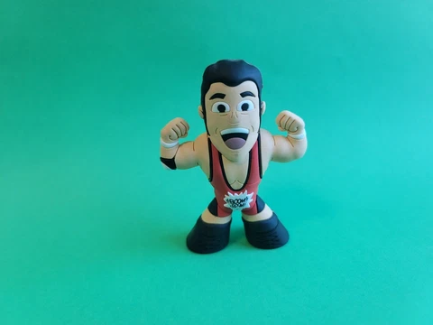 Colt Cabana White Elbow Pad Micro Brawler Pro Wrestling Tees Pad AEW All Elite Cover