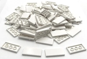 Lego 100 Nuevos Azulejos Blancos Planos Suaves 2 x 4 Piezas de Tachuelas - Imagen 1 de 1