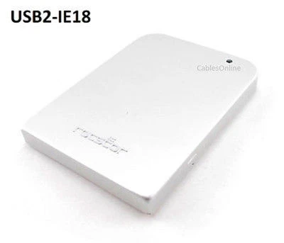 Compact USB 2.0 Rocport 1.8" IDE Hard Drive Case - CablesOnline USB2-IE18 - Image 1 of 4