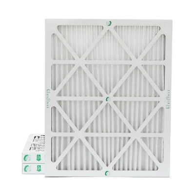 16x20x2 MERV 13 Pleated Air Filters by Glasfloss.  3 PACK - Image 1 of 4