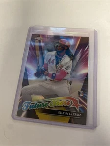 ELLY DE LA CRUZ 2024 TOPPS CHROME FUTURE STARS ROOKIE REFRACTOR RC Reds - Picture 1 of 2