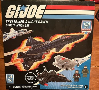 G.I. Joe Skystriker & Night Raven Jet Set 150pcs New Factory Sealed - Image 1 of 4