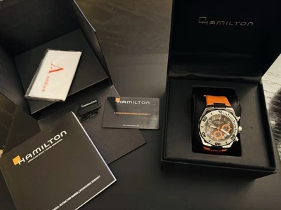 Hamilton Khaki Navy Sub Auto Chrono H78716983 - Image 1 of 4