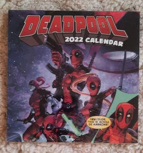 Marvel Deadpool 2022 Calendar Kalender. Yes dude, this is gonna be awesome. 18cm - Bild 1 von 2