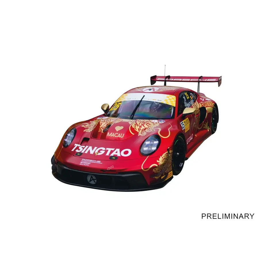 Porsche 911 GT3 R  Absolute Racing, No.25   Macao , Carrera Digital 132 Autorenn - Bild 1 von 1
