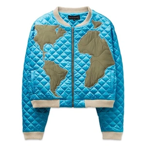 Who Decides War Global Pangea blaue Bomberjacke Größe Large UVP 1000 $ - Bild 1 von 11