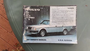 1984 1985 Volvo 240 DL GL GLE Turbo Owner's Manual USA/Canada - Picture 1 of 15