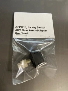APPLE II, II+ Alps Short Stem Key-switch w/adapter - Picture 1 of 4