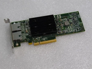 DELL BROADCOM BCM57416 DUAL 10Gbps ETHERNET RJ45 PORTS NETWORK CARD LP NC5VD - Picture 1 of 2