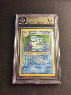 Blastoise Base Set Unlimited BGS 9.5 Gem Mint - Image 1 of 4
