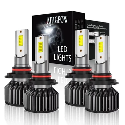 For Chevy C1500 2500 3500 1990-98 8000K LED Headlight Bulbs Hi/Lo Beam Combo Kit - Image 1 of 4