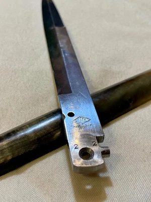 Faca de trava vintage Rosco 13 polegadas "feita na Itália"  - Imagem 1 de 4