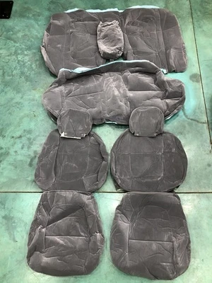 1989-1994 Nissan Maxima NOS Novo OEM Capas de Assento PANO CINZA *RARO - Imagem 1 de 4