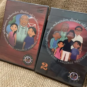 Pokagon Language Children’s Learning Potawatomi Nation Tribal Heritage DVD Lot - Picture 1 of 5