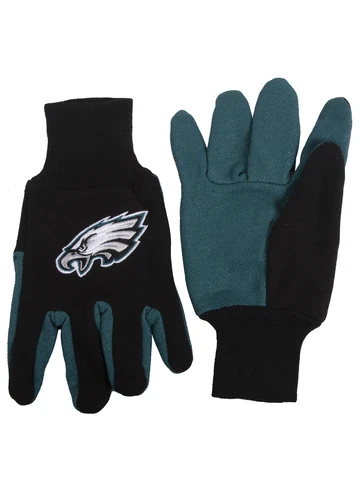 Embroidered Logo Sports Utility Gloves NFL, Philadelphia Eagles Black Cover