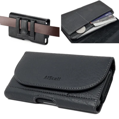 For Google Pixel 9 / 9 Pro, Pixel 8,Leather Sleeve Pouch Case Belt Clip Holster - Image 1 of 4