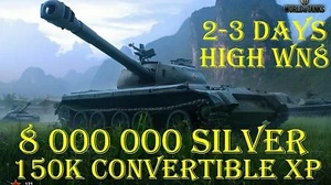 World Of Tanks l 8 MLN CREDITS l 150 000 XP l 2-3 TAGE l KEIN BONUS CODE l WOT - Bild 1 von 1