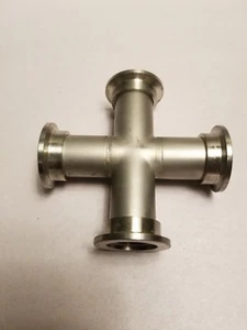 4-Way Cross, NW25 Flange MDC Vacuum Used Great Condition - Picture 1 of 6