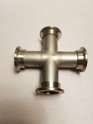 4 路十字,NW25 法兰格 MDC 真空吸尘器 二手 状况良好 — 第 1/4 张图片