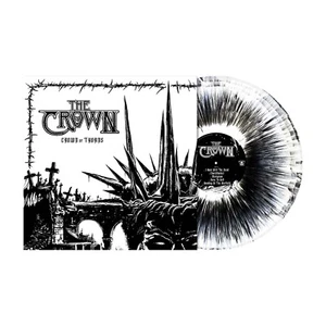 The Crown 'Crown Of Thorns' LP White Blackdust Vinyl - New & Sealed - Picture 1 of 2